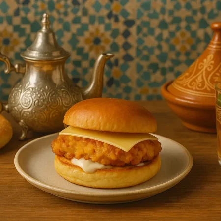 Hamburguesa Clasica de pollo