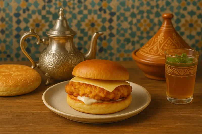 Hamburguesa Clasica de pollo