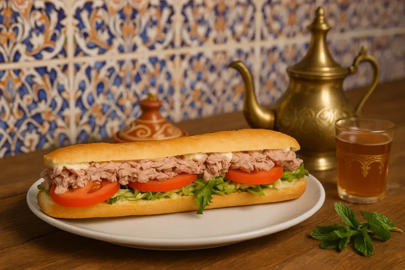 bocadillo atún