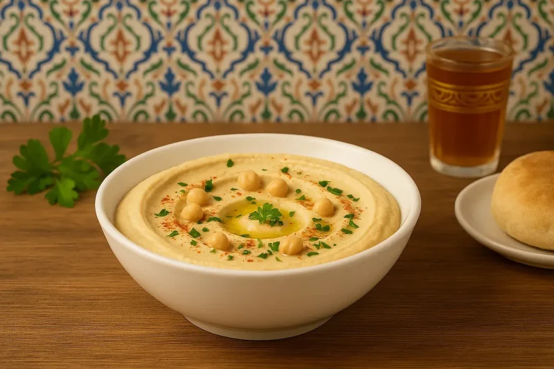ensalada humus