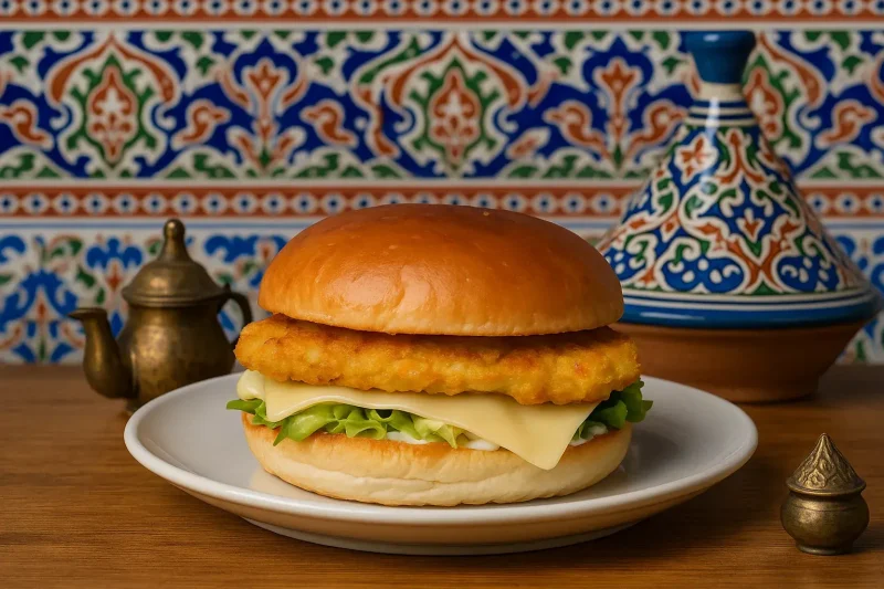 Hamburguesa pollo crunch
