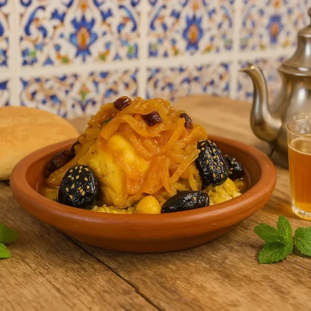 tajine de pollo dulce