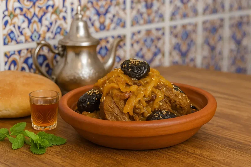 tajine de ternera dulce
